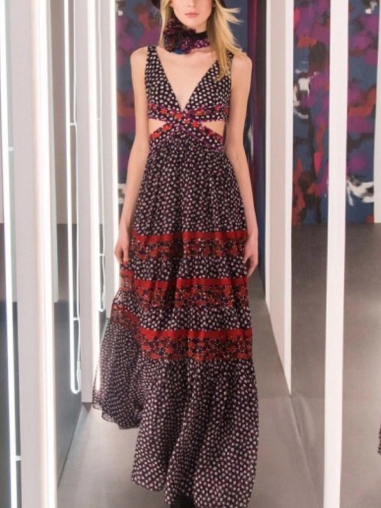 Diane Von Furstenberg Dresses & Skirts - Diane Von Furstenberg Altessa Boho Maxi Dress (Size 8) Fall 2016 Collection